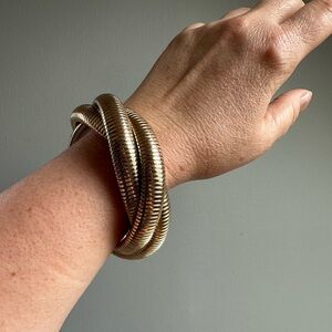 Bold Gold Eternity Bracelet